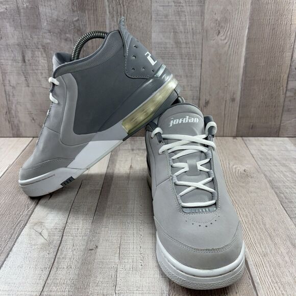 Air Jordan Big Fund Basketball Shoes Sneakers W/ Box Women's 8 I Kids' 6.5Y Grey - Picture 2 of 14